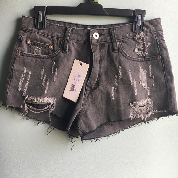 Dance & Marvel Pants - NWT! 🏷Dance & Marvel black distressed shorts 🖤